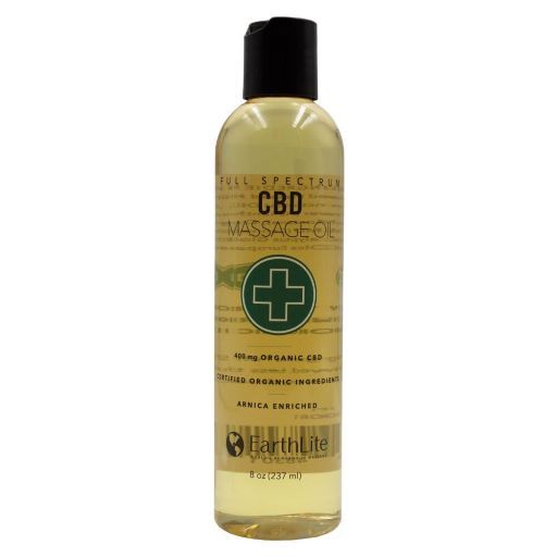 EarthLite® Organic Full Spectrum CBD Massage Oil
