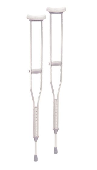 Drive Medical Aluminum Crutches Adult Size - Pair