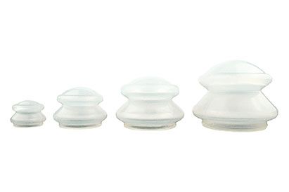 White Silicone Cupping Set