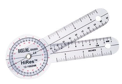  Baseline Hi-Res Plastic 6' Goniometer 360 Degree