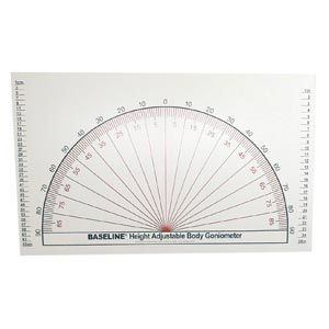 Baseline Adjustable Wall Goniometer