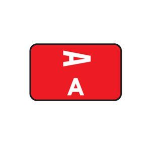 Laminated Alpha Labels Complete Set