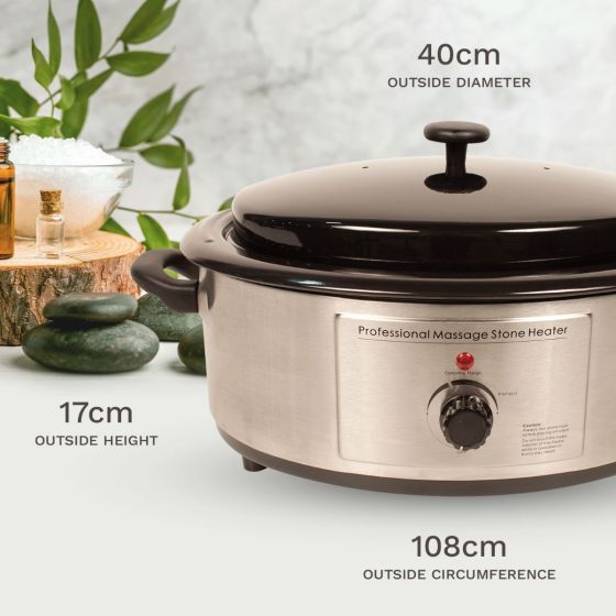 NRG 6 Quart Massage Stone Warmer - Massage Stone Heater