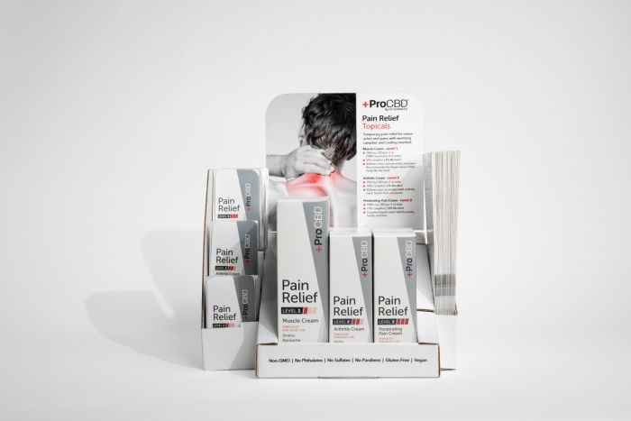 +ProCBD™  Countertop Display For Pain Relief Topicals 