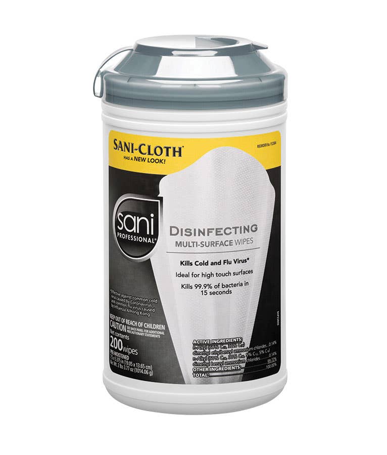 San-ClothDisinfectantWipes-200Count