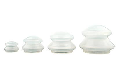 WhiteSiliconeCuppingSet