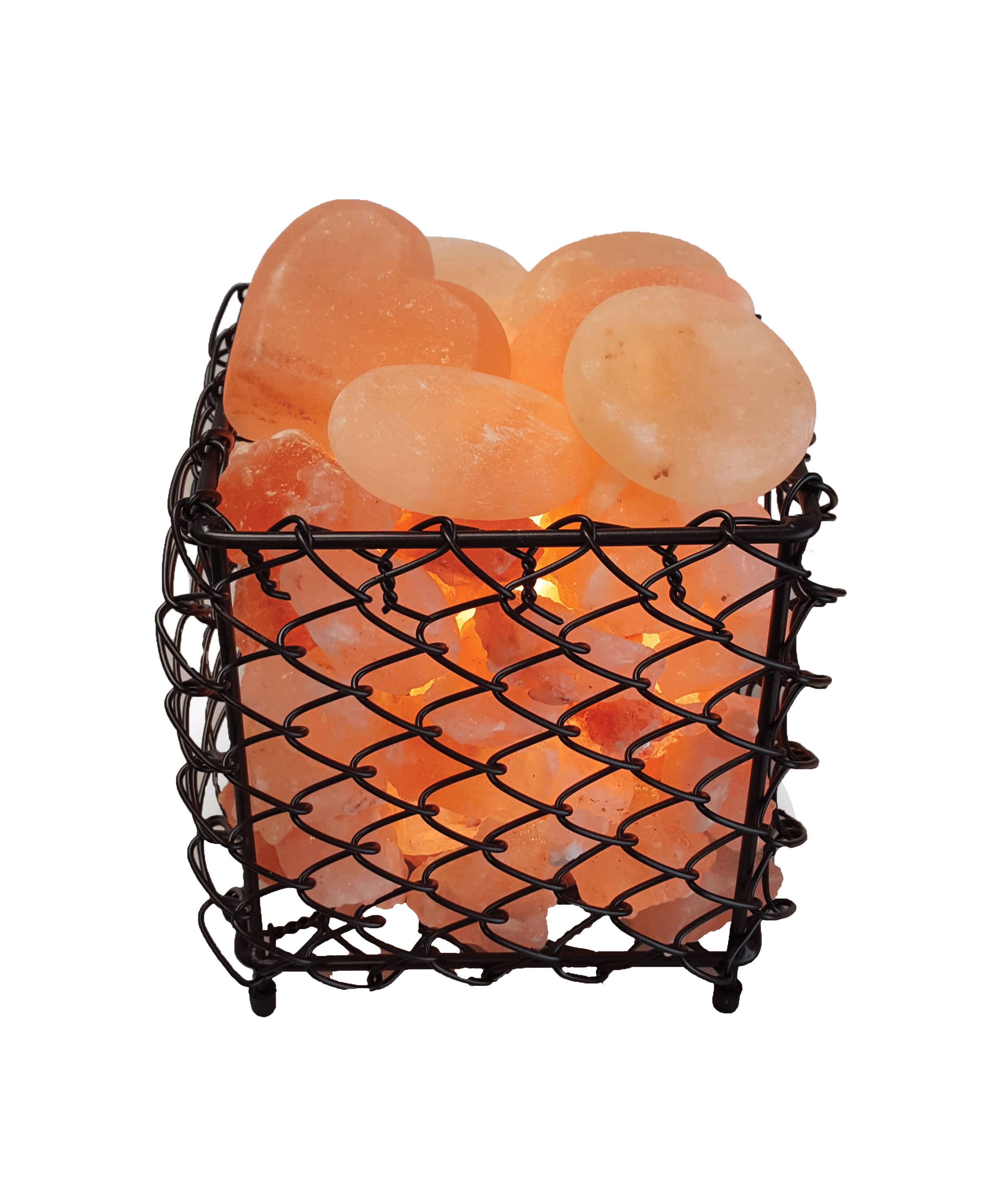 Harmony Salt Square Himalayan Salt Stone Warmer & 9 Stones