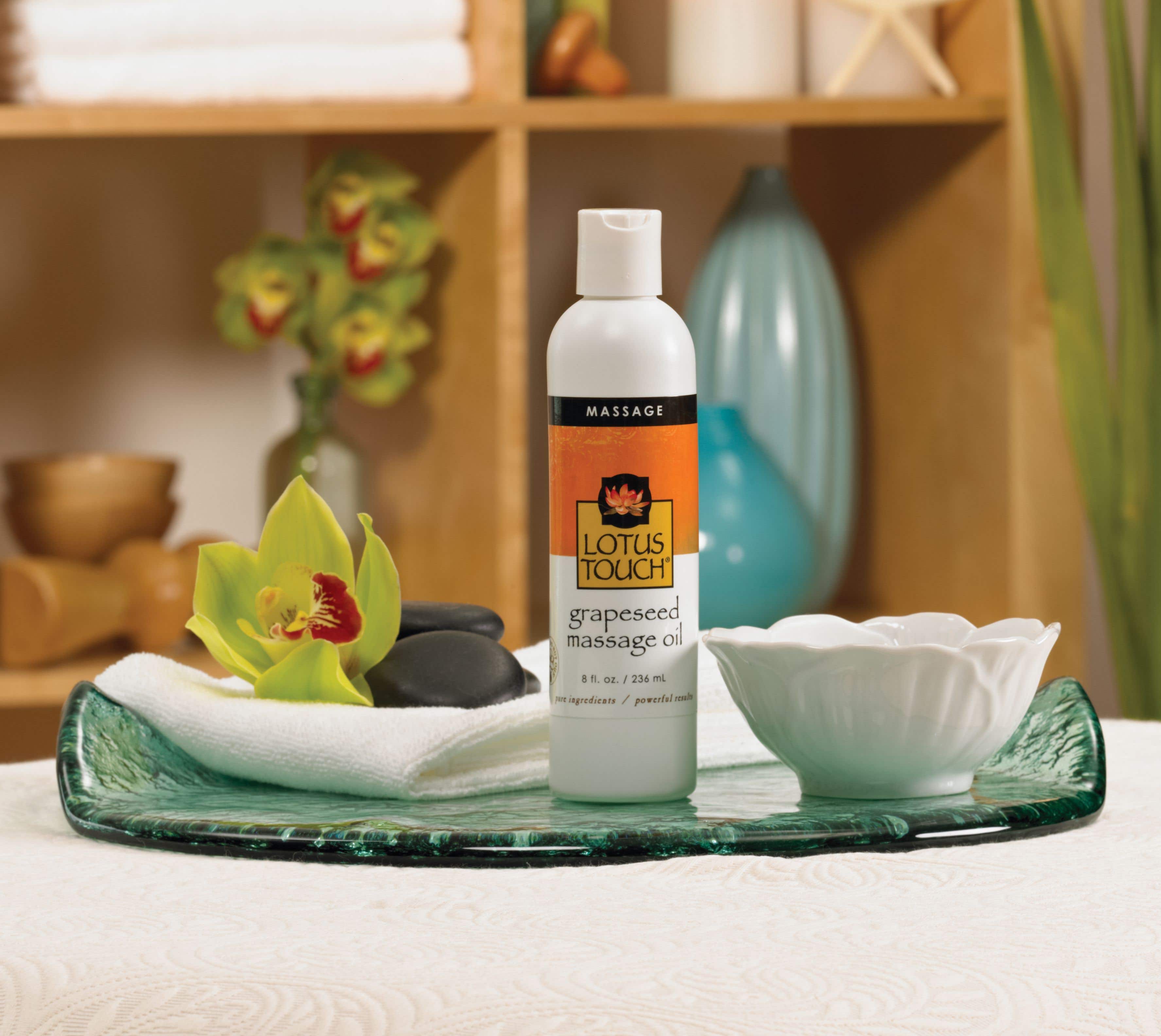 Lotus Touch Grapeseed Oil 8 Oz