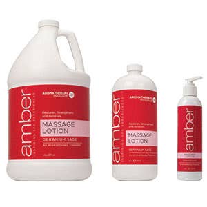AmberGeraniumSageMassageLotion