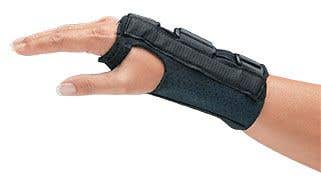 ComfortCool®WristBrace-ComfortCool®FirmD-RingWristSplintinBlack