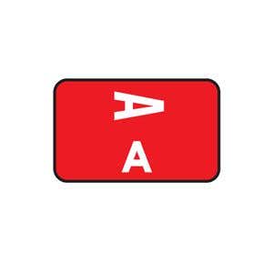 Laminated Alpha Labels Complete Set