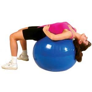 Cando®InflatableExerciseBalls-RibbedSurface,Non-slip