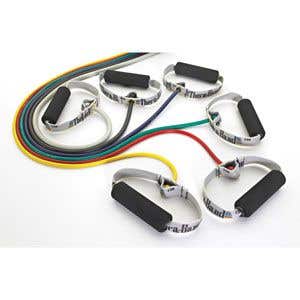 TheraBand®ProfessionalResistanceTubingW/SoftHandles-Polybagged