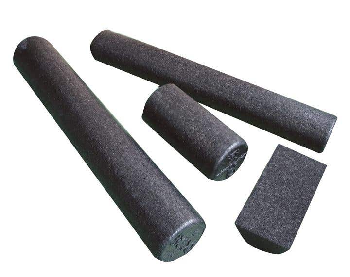 CanDo®HighDensityBlackFoamTherapyRolls