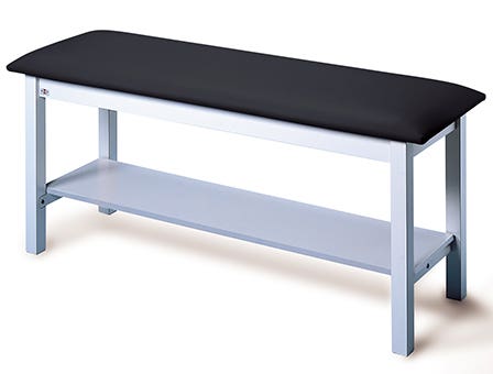 Treatment Table With Shelf Deep Wine