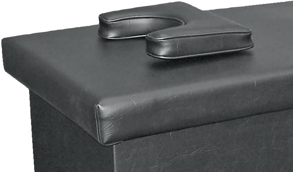 PivotalHealthCervicalPillowForRollerTable-Black