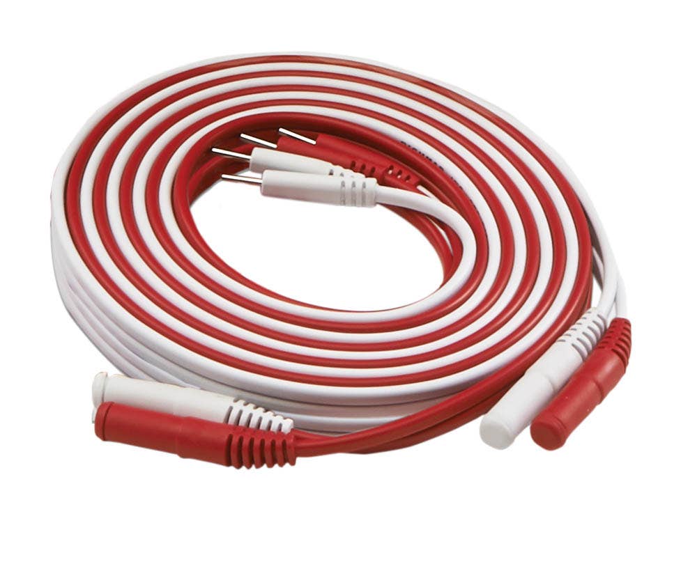 Richmar Red & White 12 Foot Lead Cord set (2/pk)