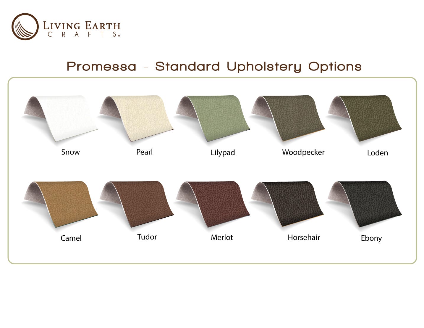 Living Earth Crafts® Ultraleather® or Promessa® Upholstery Upgrade for Contour™, Contour™ LX, Club,