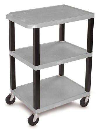 34" Shelf Cart - Gray