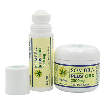 Sombra® PLUS CBD Cool Therapy Natural Pain Relieving Gel
