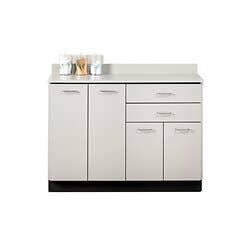 48" Long Base Cabinet W/ 4 Doors & 2 Drawers