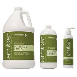 Amber Green Tea Mint Massage Lotion