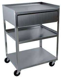 Single Locking Cabinet With Drawer