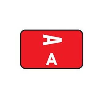 Laminated Alpha Labels Complete Set