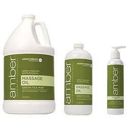 Amber Green Tea Mint Massage Oil