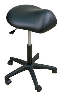 Oakworks Premium Saddle Stool 19-25"H
