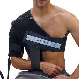 Game Ready Assembled Shoulder Wrap, Medium, Left