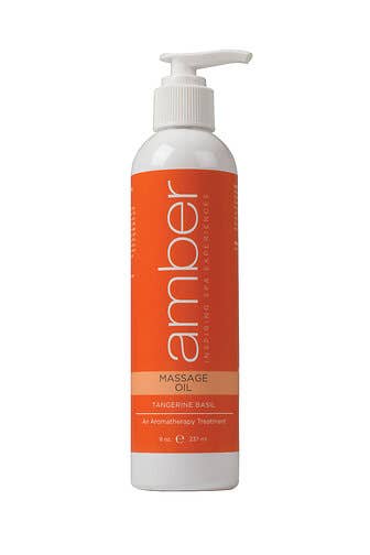 Amber Tangerine Basil Massage Oil