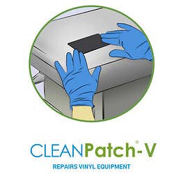 CleanPatch-V Small: 1.8" x 4" strip, vinyl adhesive patch, - 10/BX