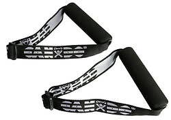 Cando Adjustable Foam Handles For Band Tubing Pair