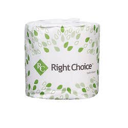Right Choice™ 2-Ply Standard Bath Tissue Individually Wrapped, 500 Sheets/Roll