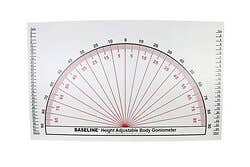Baseline® Posture Evaluation 3 Piece Set – Protractor, Evaluator and Grid